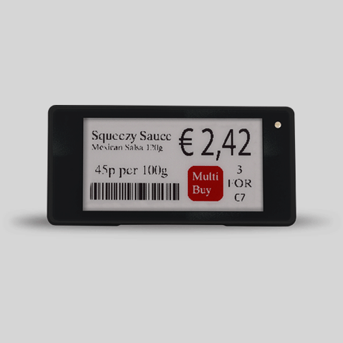 RFE02.0213 Elektronisch schaplabel 2,13” (zwart)