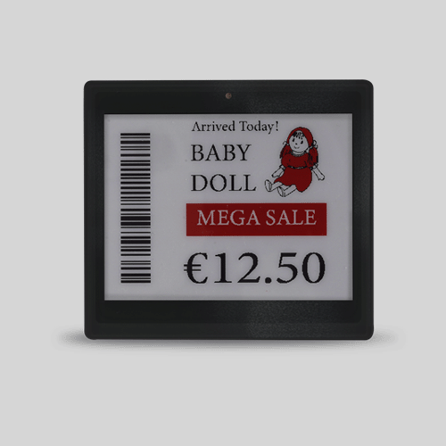 RFE02.0420 Elektronisch schaplabel 4,20” (zwart)