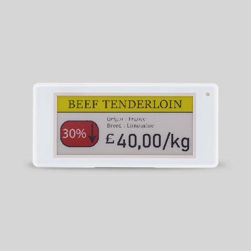 RFE11.0290 Elektronisch schaplabel 2,90” (BWRY)